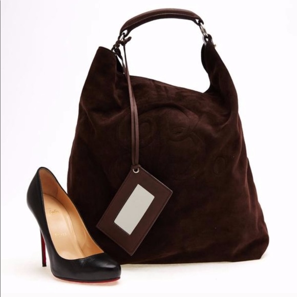 BALENCIAGA Suede Open Hobo / Bucket Bag! - Picture 6 of 6